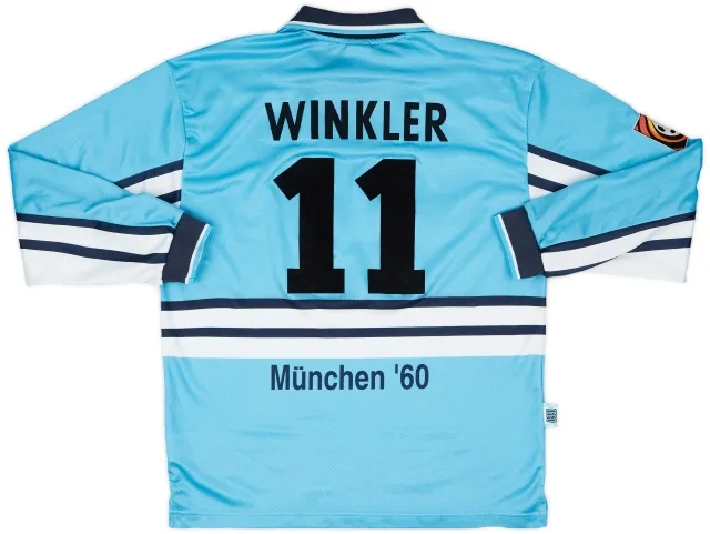 Nike 1997-98 1860 Munich Match Issue Home L/S Shirt Winkler #11