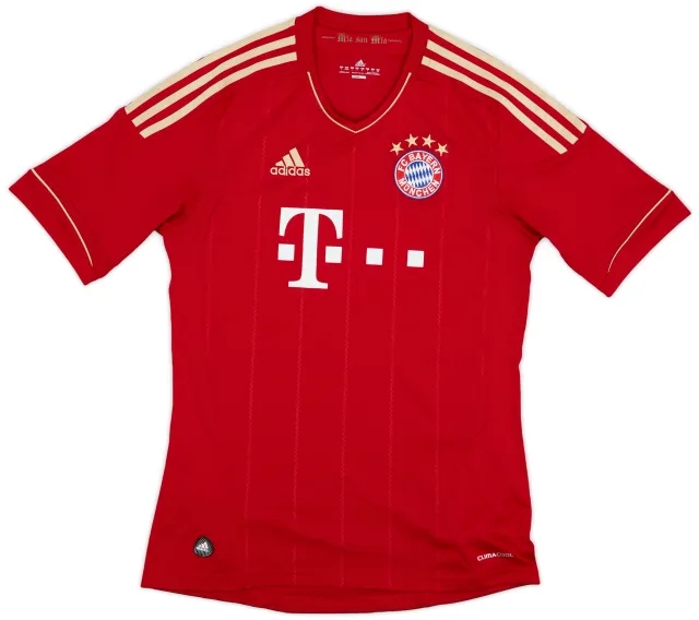 adidas 2011-13 Bayern Munich Home Shirt - 4/10 - (S)