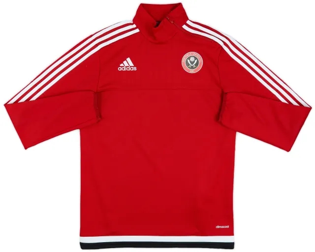 2015-16 Sheffield United adidas Drill Top - 9/10 - (S)
