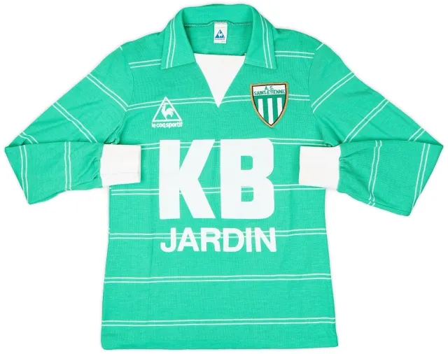 LeCoqSportif 1981-83 Saint Etienne Home L/S Shirt #11 - 10/10 - (M)