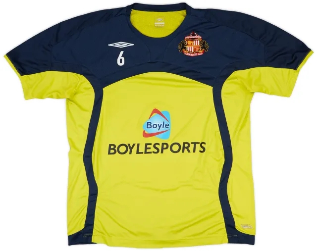2008-09 Sunderland Umbro Player Issue Training Shirt #6 - 7/10 - (XL)