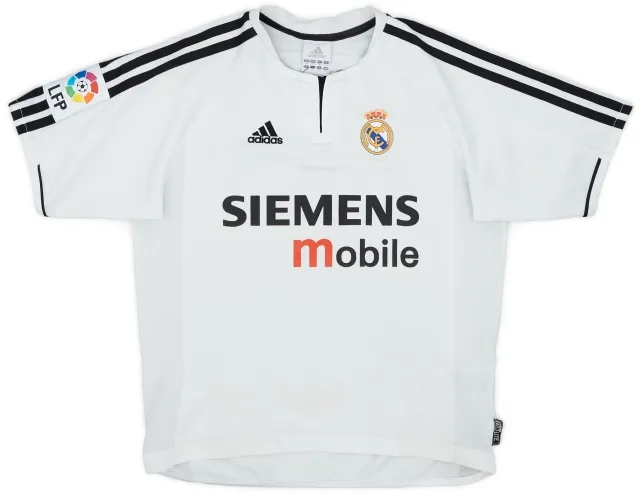 adidas 2003-04 Real Madrid Home Shirt - 6/10 - (M.Boys)