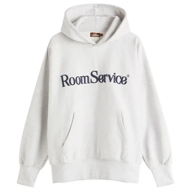 Late Checkout Men's Room Service Hoodie Grey