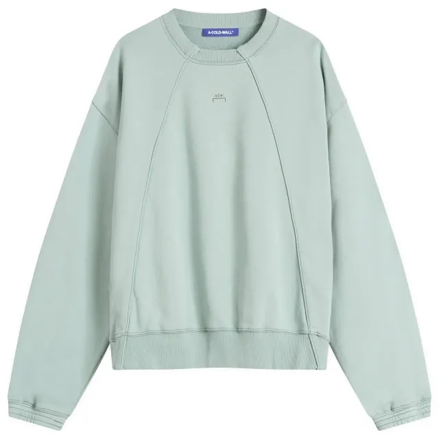 A-COLD-WALL* Men's Millbank Sweatshirt Grey-Green Tourmaline