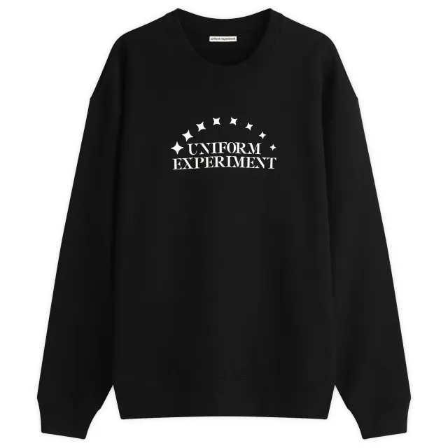 Uniform Experiment Men's Stencil Logo Sweatshirt Black