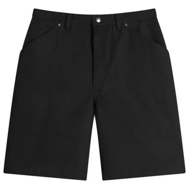 Moncler Men's Cotton Gaberdine Shorts Black