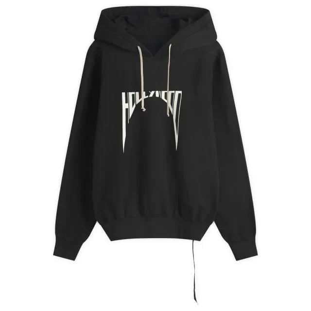 Rick Owens DRKSHDW Men's Oversized Hoodie Black/Milk