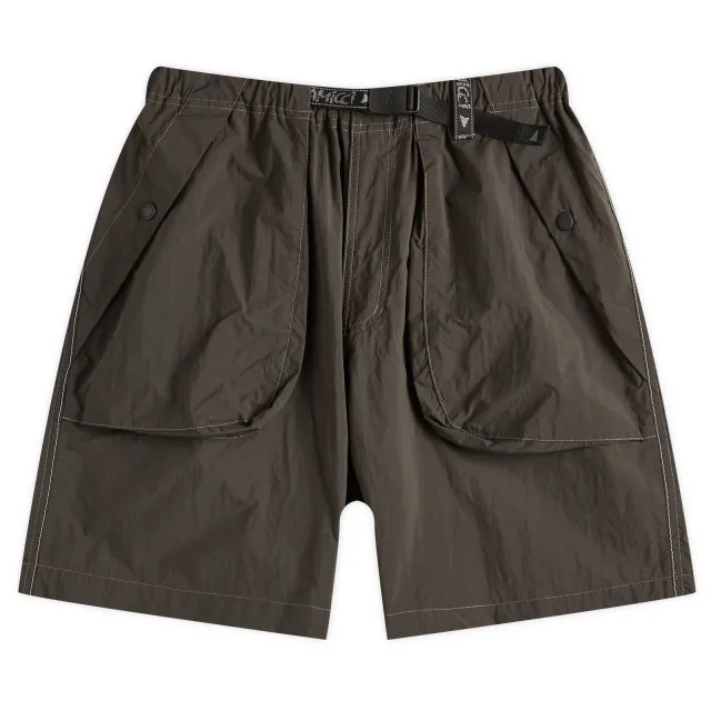 Gramicci Men's x and wander Brushed Nylon Short Charcoal