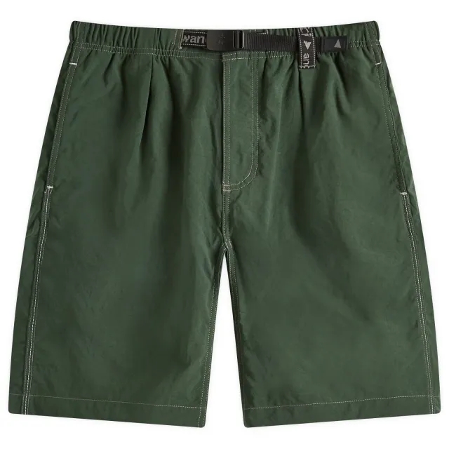 Gramicci Men's x and wander Nylon G-Short Green