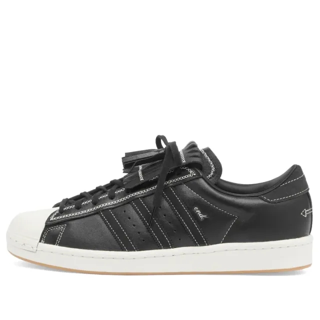END. x Adidas 'Tying The Knot' Superstar Vintage Sneaker Core Black/Off White