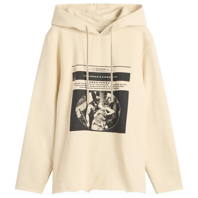 Rick Owens DRKSHDW Women's Oversized Hoodie Natural/Black
