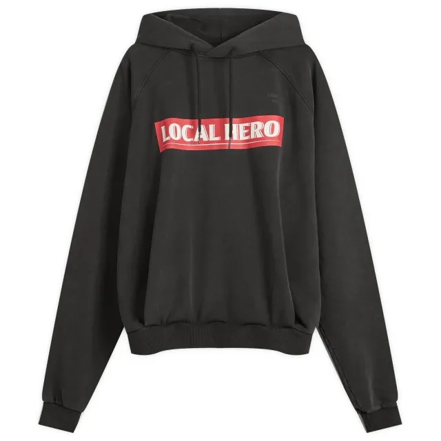 Martine Rose Women's Local Hero Hoodie Black Washed