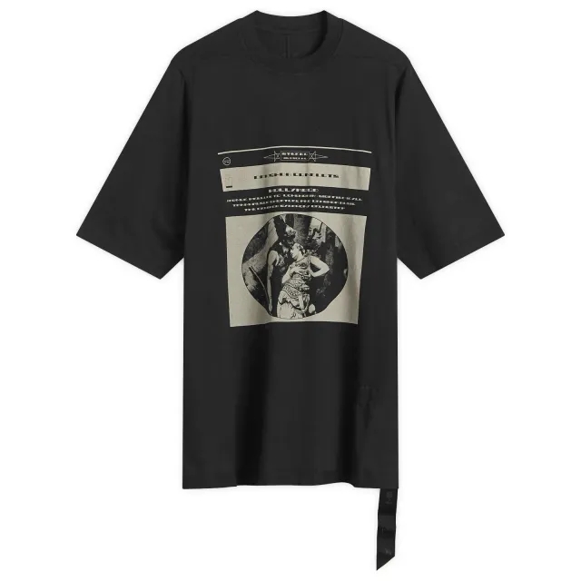 Rick Owens DRKSHDW Women's Jumbo Short Sleeve T-Shirt Black/Pearl
