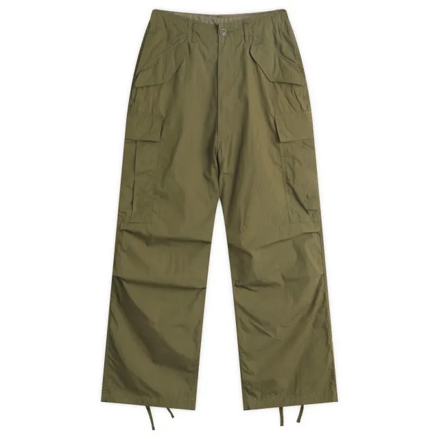 BEAMS Men's Big 6 Pocket Cargo Pants Olive