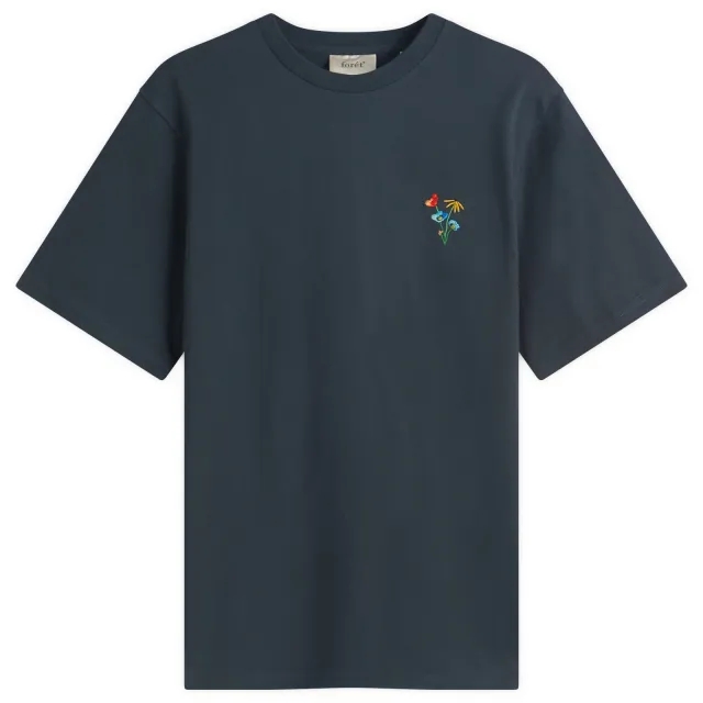 Foret Men's Element T-Shirt Navy Flower