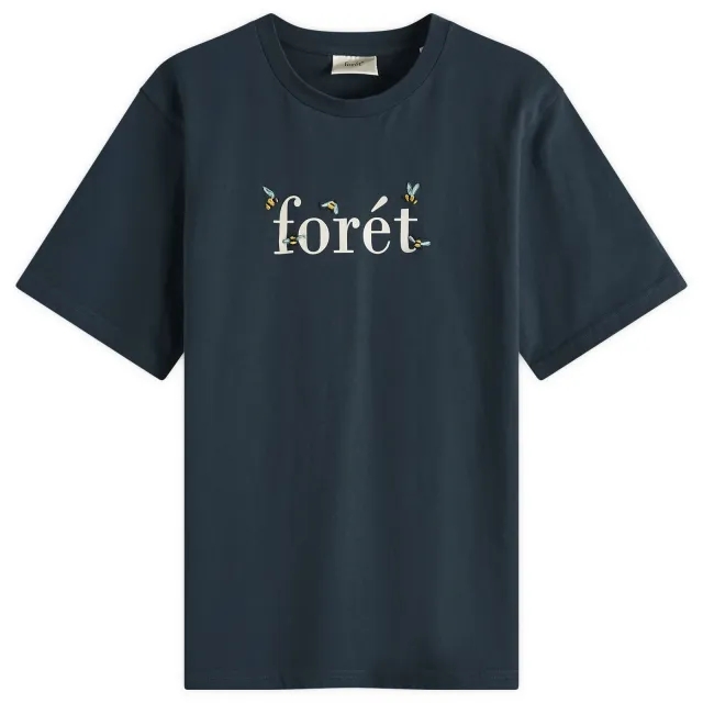 Foret Men's Amber Bee T-Shirt Navy