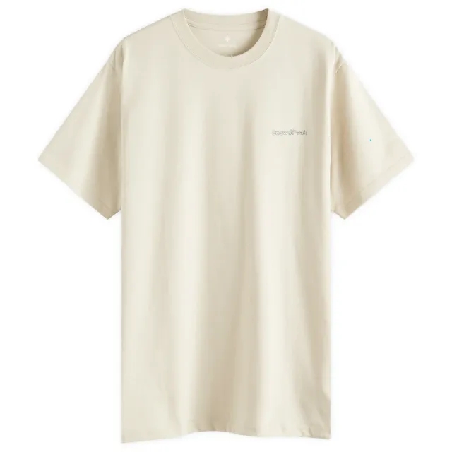 Snow Peak Men's Warm Oneself T-Shirt Light Beige