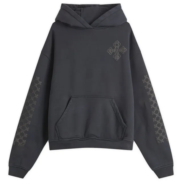 Sweatshirt Rhude Cross Logo Hoodie Vintage Black/ Black M