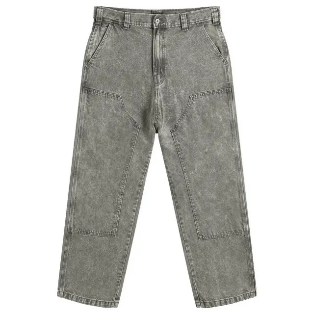 Dickies Men's Madison Denim Double Knee Pants Light Gray Wash