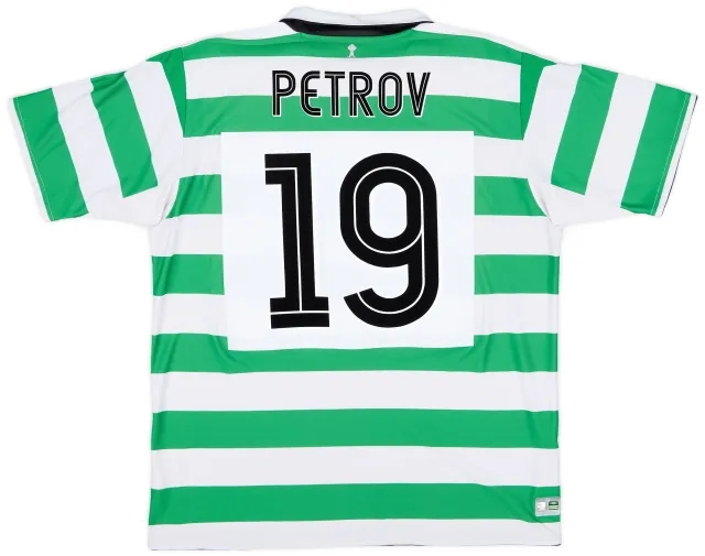 Umbro 2004-05 Celtic Home Shirt Petrov #19 - 7/10 - (XL)
