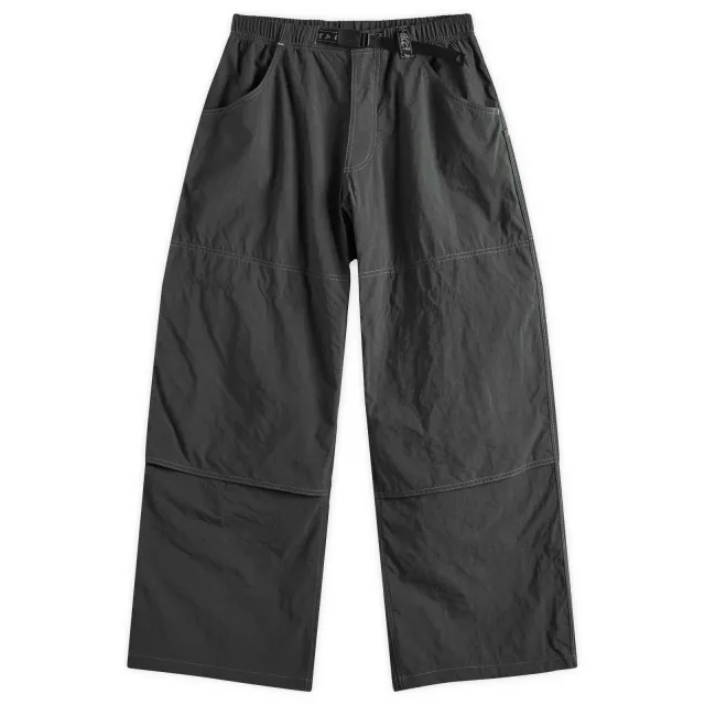 Gramicci Men's x and wander Nylon Double Knee Pant Black