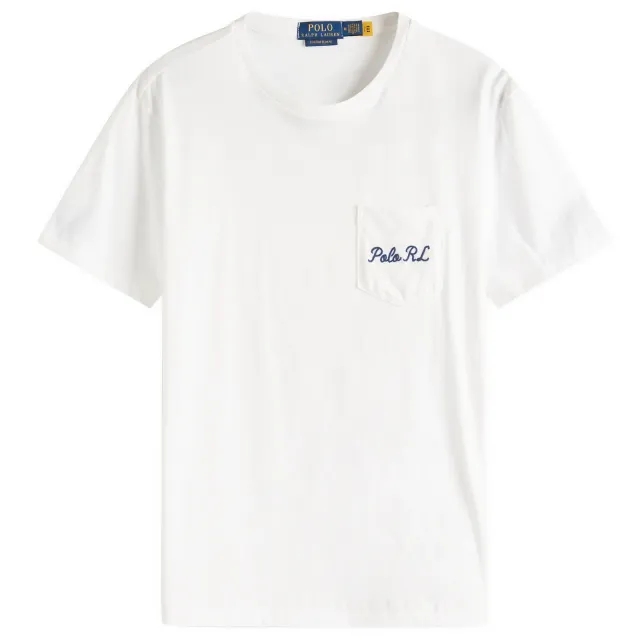 Polo Ralph Lauren Men's Tennis Club Bear T-Shirt White