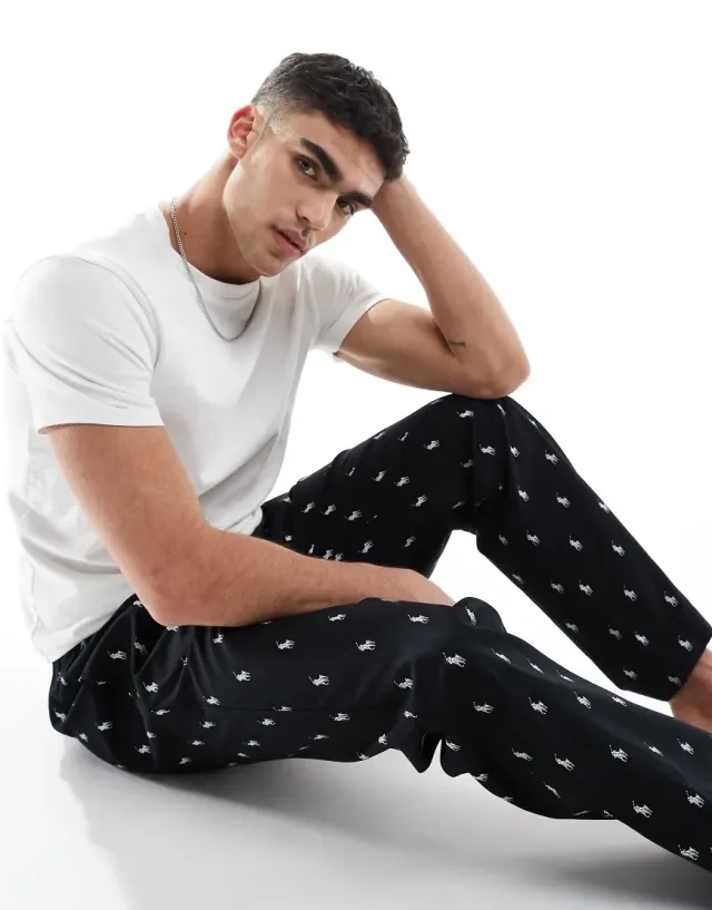 Polo Ralph Lauren Lounge Joggers In Black