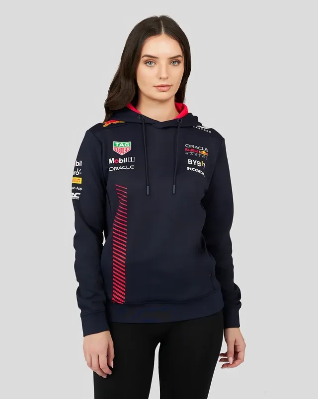 Castore Oracle Red Bull Racing Womens Pullover Hoodie - Night Sky