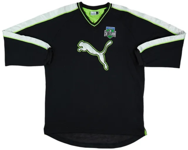 2000-01 Sturm Graz Puma Drill Top - 8/10 - (L)