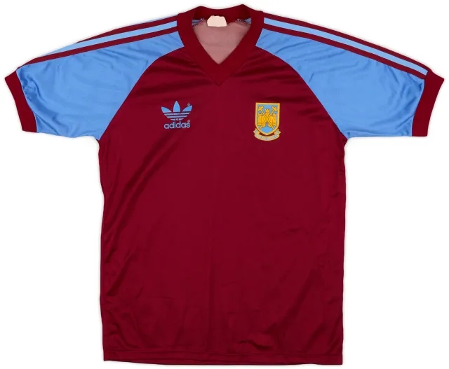 adidas 1980-83 West Ham Home Shirt - 8/10 - (M)