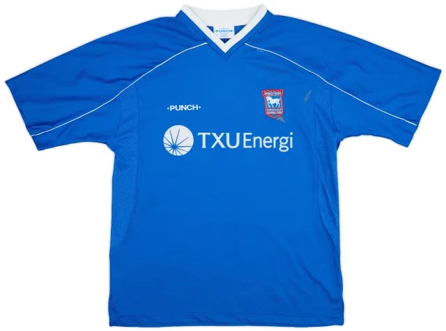 2001-02 Ipswich Home Shirt - 5/10 - (L)