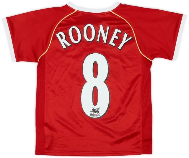 Nike 2006-07 Manchester United Home Shirt Rooney #8 - 8/10 - (6-7 Years)
