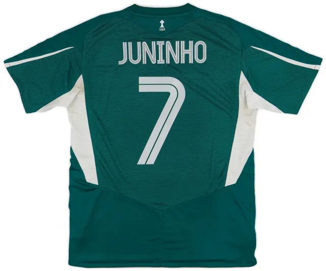 Umbro 2004-05 Celtic Away Shirt Juninho #7 - 8/10 - (L)