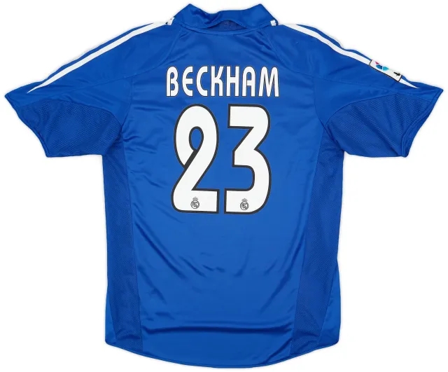 adidas 2004-05 Real Madrid Third Shirt Beckham #23 - 6/10 - (S)