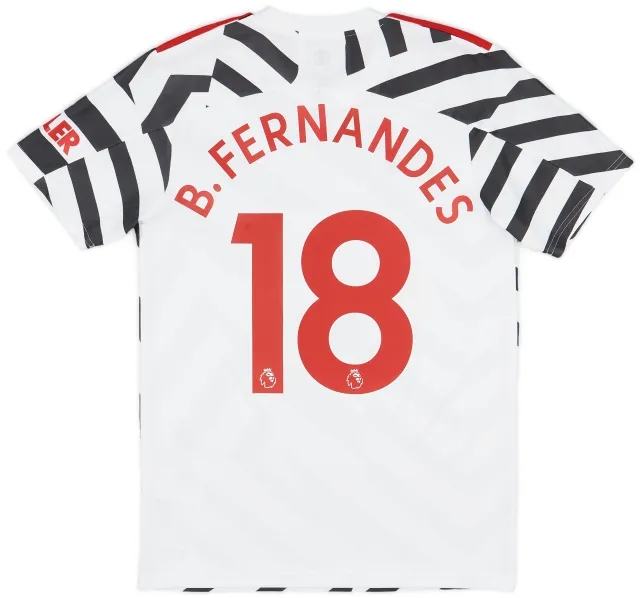 adidas 2020-21 Manchester United Third Shirt B.Fernandes #18 - 8/10 - (S)