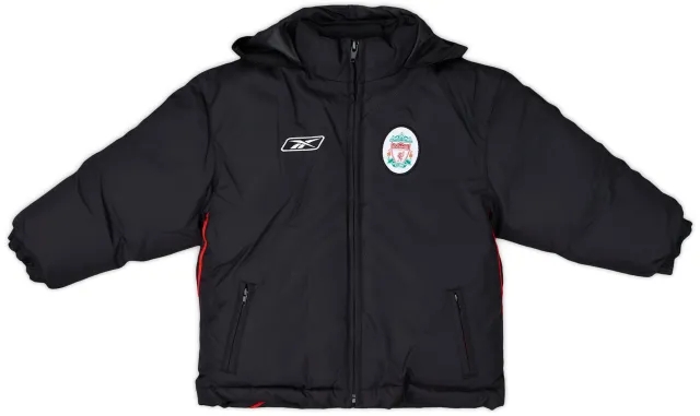 2002-04 Liverpool Reebok Hooded Rain Jacket - 8/10 - (4-5 Years)