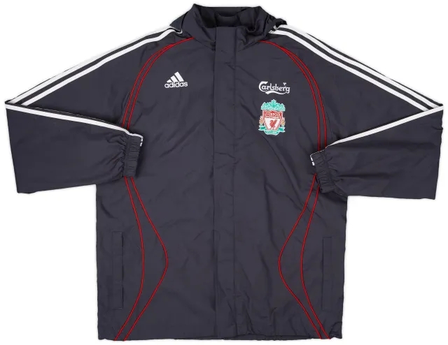 2006-07 Liverpool adidas Hooded Rain Jacket - 5/10 - (M)