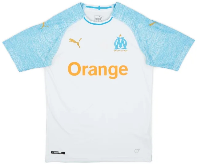 Puma 2018-19 Olympique Marseille Home Shirt - 7/10 - (S)