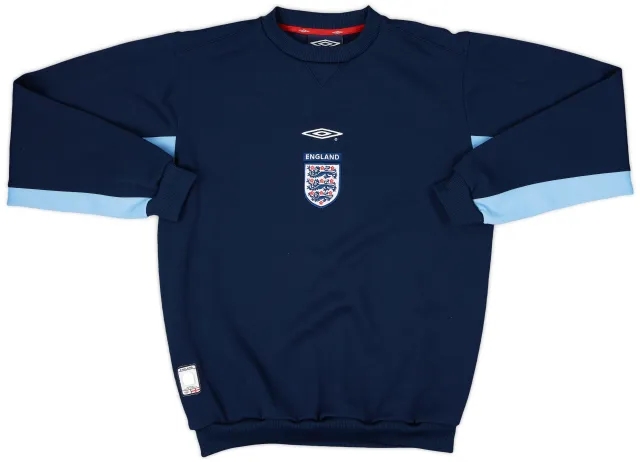 2001-02 England Umbro Sweat Top - 7/10 - (S)