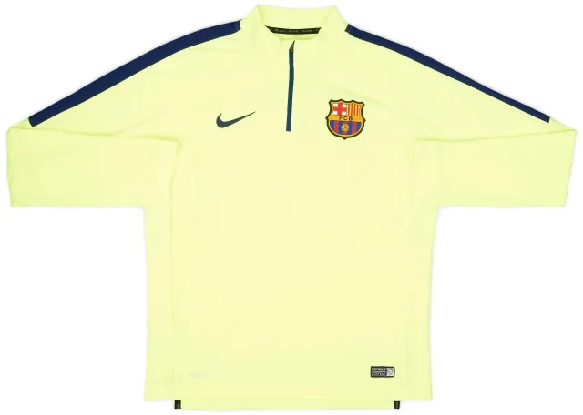2017-18 Barcelona Nike 1/4 Zip Training Top - 6/10 - (L)