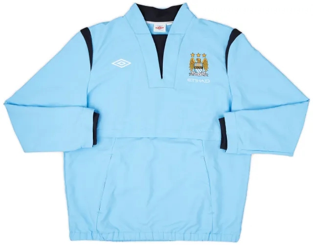 2010-11 Manchester City Umbro Drill Top - 8/10 - (XL)