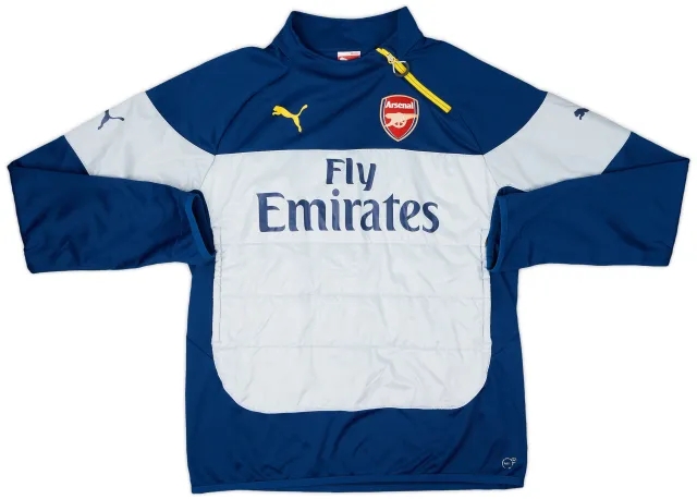 2014-15 Arsenal Puma 1/4 Zip Drill Top - 8/10 - (L)