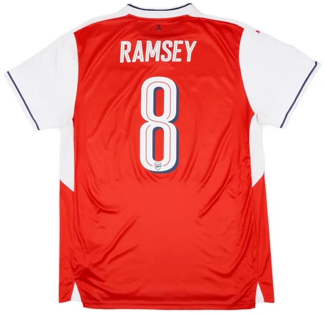 Puma 2016-17 Arsenal Home Shirt Ramsey #8 - 8/10 - (XL)
