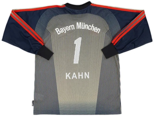 adidas 2003-04 Bayern Munich GK Shirt Kahn #1 - 7/10 - (XL.Boys)