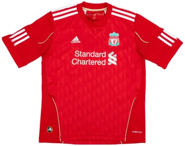 adidas 2010-12 Liverpool Home Shirt - 6/10 - (M.Boys)