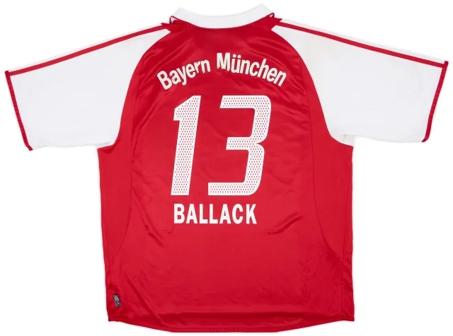 adidas 2003-04 Bayern Munich Home Shirt Ballack #13 - 5/10 - (XL)