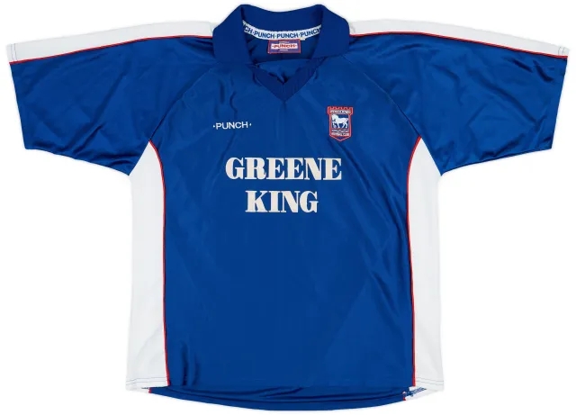 1999-01 Ipswich Home Shirt - 7/10 - (XL)