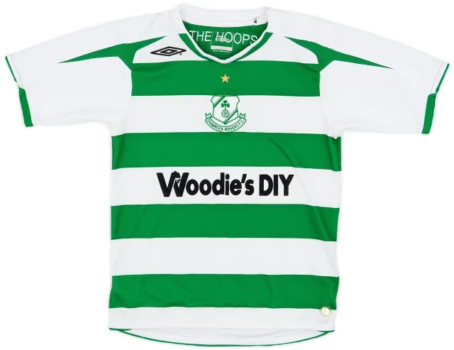 Umbro 2007-09 Shamrock Rovers Home Shirt - 7/10 - (S.Boys)