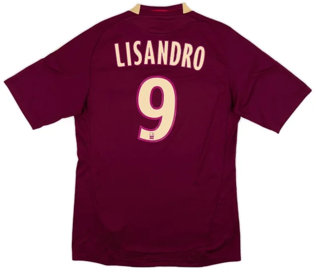 adidas 2010-11 Lyon Away Shirt Lisandro #9 (M)