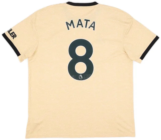 adidas 2019-20 Manchester United Away Shirt Mata #8 - 7/10 - (XL)
